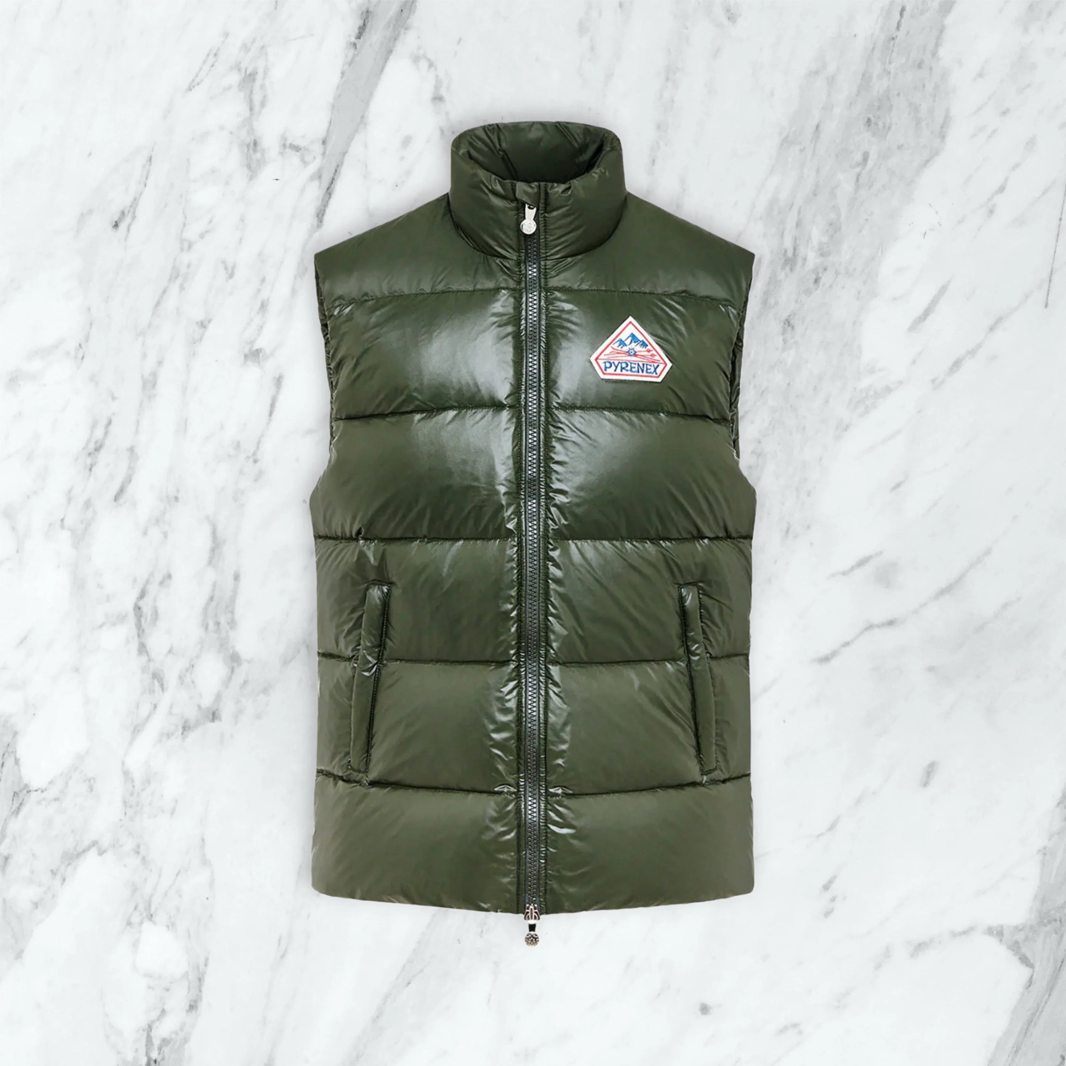 Doudoune sans manche Pyrenex - vert kaki